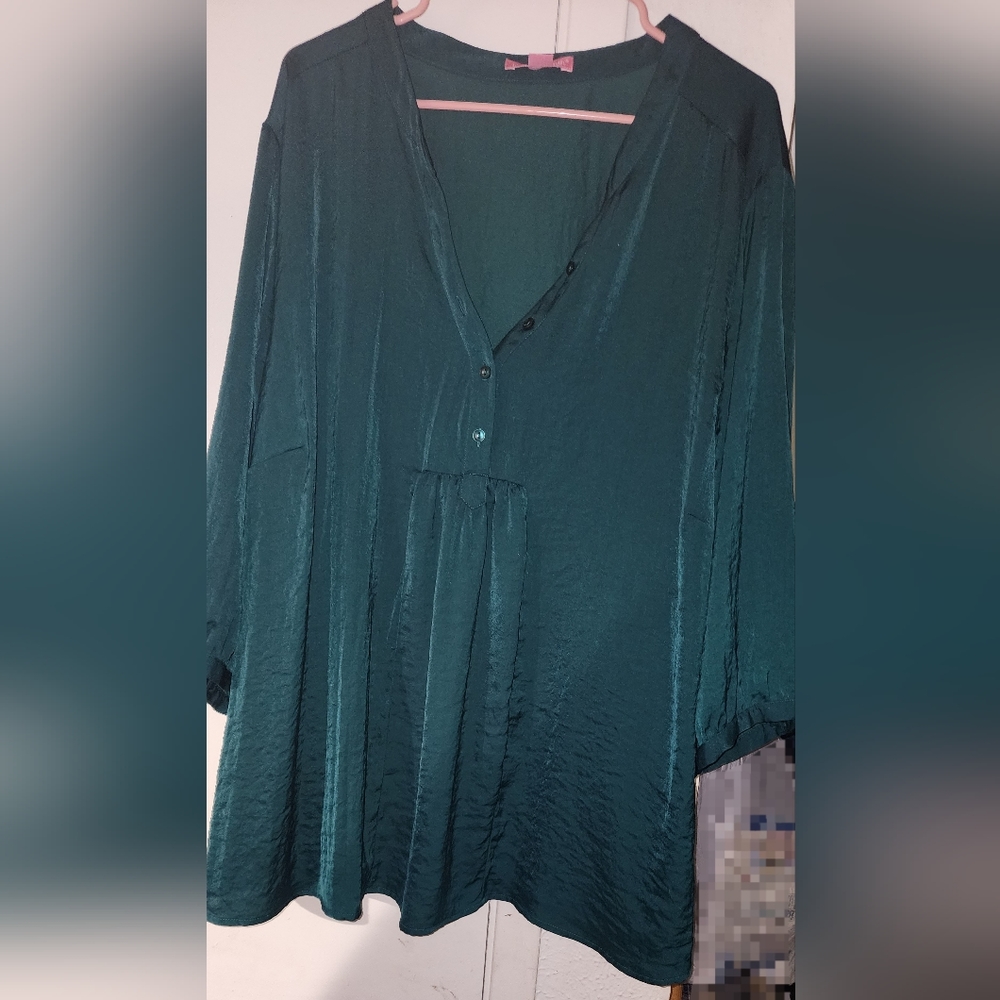 Woman Within Plus 3/4 sleeve tunic